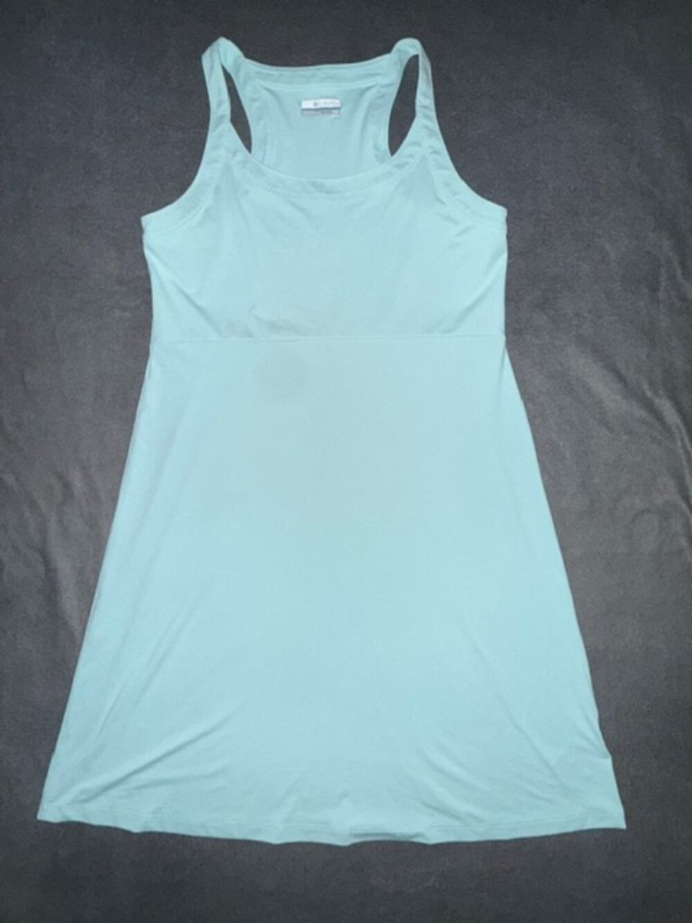 Womens Columbia Racerback Light Blue Racerback Summer Dress Size M